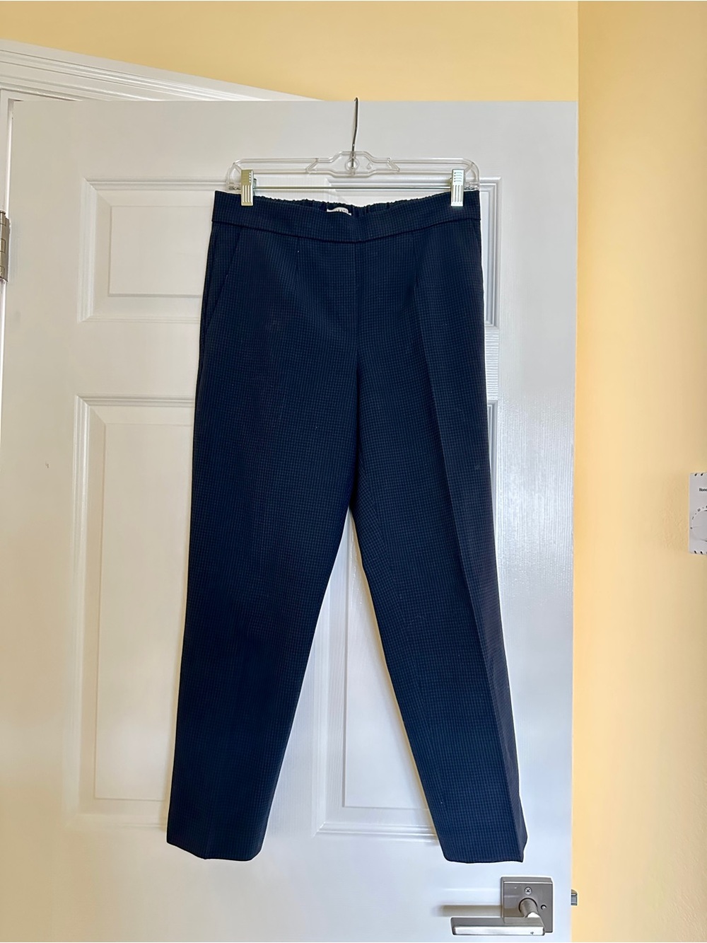 Aritzia Babaton Conan Pant Navy Checkered US6